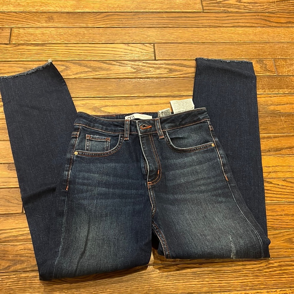 Zara jeans 34 worn once perfect condition us size 2